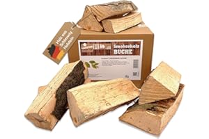 Landree Buche Smoker Holz 4 kg - 20 cm Scheitlänge - Hochwertiges, naturbelassenes Räucherholz für BBQ und Grill, Qualität aus Schleswig Holstein