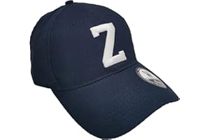 4sold Bambini Ragazzo Ragazza 3D Cappello Sport Alfabeto Cotone Navy Cap Regolabile Baseball Sport Scuola