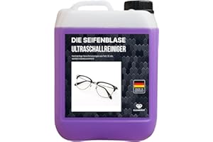 DIE SEIFENBLASE Cleanerist | Concentré nettoyant ultrason 5L avec bec verseur | nettoie les bijoux, pièces de monnaie, lunettes, petites pièces & instruments dentaires | bain à ultrasons | appareil à ultrasons