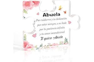 TWIDELS Regalo Abuela, Regalos Abuela, Regalo para Abuela, Regalo Abuela Cumpleaños, Regalos Abuelas, Regalos para Abuelas Originales, Regalo Mujer 70 Años Regalo Abuela Dia De La Madre Acrílico Abuela