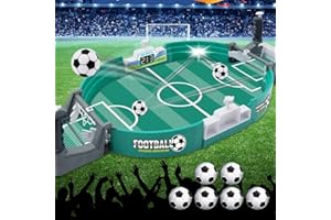LTGB Mini Table Soccer Game, Tabletop Football Game Toy with 6pcs Football, Desktop Interactive Soccer Toy for Kids Adults Christmas Birthday Gift(Large-57x28x11.5 cm)