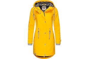 Peak Time Damen Regenjacke Regenmantel Jacke wasserdicht mit Kapuze L60042 XS-5XL