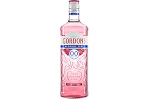 ‎GORDON'S Gordon's Pink Alkoholfrei 0.0 Prozent, Erfrischende Destillat Alternative, ideal gemixt mit Tonic Water, kalorienfrei und zuckerfrei, 0,0 Prozent vol, 700ml Einzelflasche