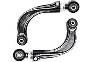 AUQDD 2PC K100002 Professional Suspension Adjustable Rear Upper Control Arm Assembly Compatible With Ford C-Max Escape Focus Mazda 3 5 Volvo C30 C70 S40 V50 45K0187