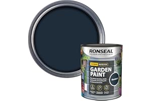 RONSEAL RSLGPBLKB750 GPBLKB750 Garden Paint Black Bird 750ml, 750 ml