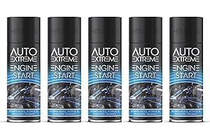 HITLINEUK 5 x QUICK ENGINE START SPRAY CAN CAR VAN TRUCK PETROL & DIESEL EASY START 250ML
