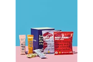 ‎KARL KARLO Karl Karlo Snack Box Süß & Herzhaft | Dattel Fruchtriegel & Veganes Rote Beete Beef Jerky | Probierpaket mit verschiedenen Geschmacksrichtungen | Vegane Snacks ohne Zusatzstoffe, 10er Box