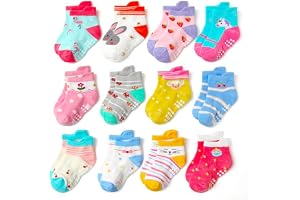 HYCLES Stoppstrumpor barn babystrumpor – ABS-strumpor barn pojkar flickor halkfria strumpor barn 0–6–12–18 månader 23–26 27–3