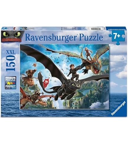 Clementoni Kinderpuzzle: 104 Teile Drachenzähmer Puzzle Für Kinder 6–8 Jahre – Bunt, Made In Italy, Perfekt Als Geschenk