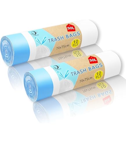 Sacchi Immondizia Azzurri Maxi 70x75cm - Confezione 150 Pezzi Per Pattumiere 28-35 Litri - Foto 12