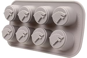 SD TOYS Game of Thrones Z888545 - Stampo per cubetti di ghiaccio Stark, multicolore