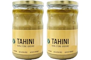 GENERIC Saras Tahini Stone Ground - 600g (Pack of 2) | Pure & Natural Sesame Paste – Rich in Protein & Healthy Fats – Ideal for Hummus, Dressings & Baking