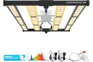 THE HOOKAH THE GROW 400 Watt Vollspektrum LED (mit UV- und Infrarotlicht) mit 2040 Dioden, leistungsstarke Pflanzenlampe, Dimmbar, Daisy-Chain Funktion, optimal für Growzelt / 2,9 umol/J