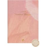 Le Color Keten Ciltli S&uuml;resiz Planlayıcı Pembe 17x24
