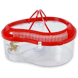 Foodie Puppies Transparent Turtle Tank Aquarium - (Mini...