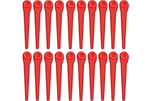 CHUANCHENG 20Pcs Replacement Plastic Grass Trimmer Blades Cutter for Flymo SimpliTrim Strimmer