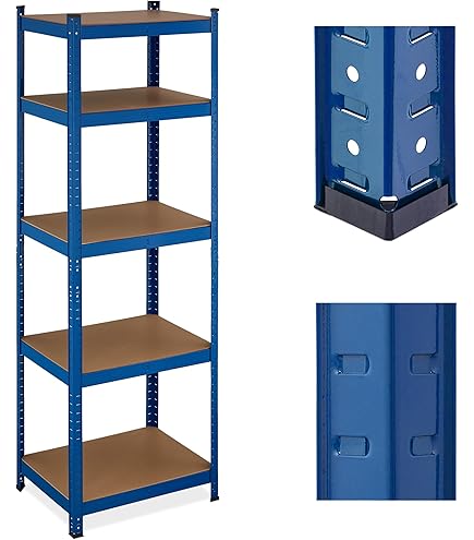 Shelfplaza Metalen Stellingkast Home 180x60x50 Cm In Verzinkt Met 5 Planken