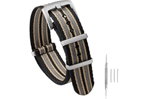 watchdives nylon klockarmband 18 mm 20 mm 22 mm flerfärgade ersättningsarmband för män kvinnor