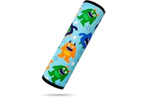 AMUSEPROFI Seat Belt Padding for Kids, Soft Comfort Seat Belt Cushion, Seat Belt Cover for Kids, Shoulder Strap Pad, Kids’ Seatbelt Pad, Car Accessories for Boys, One Piece