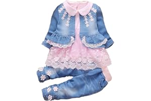 YYA Leisure Spring Trend 3 pièces Ensembles t-Shirt et Costume de Cow-Girl