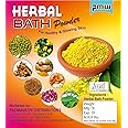 Pmw - Herbal Bath Powder - For Glowing Skin & Tan Removal - Mixture Of 18 Herbs - 100 Grams