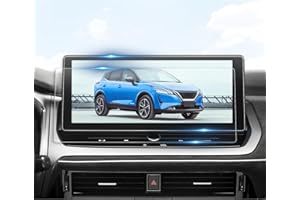 BIBIBO Folia nawigacyjna premium, folia ochronna kompatybilna z Nissan Qashqai J12 e-Power/Juke 2024 Facelift/X-Trail T33 2023-2025 12,3" Qashqai J12, akcesoria (2 sztuki)