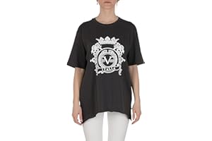 19V69 ITALIA Damski t-shirt Smile Dark Grey, ciemnoszary, XL (14 szt.), ciemnoszary, XL