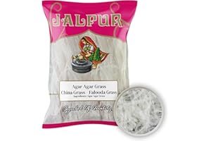 JALPUR Agar-Agar Gras/China-Gras/Faluda Gras (vegetarische Gelatine) - 50 g