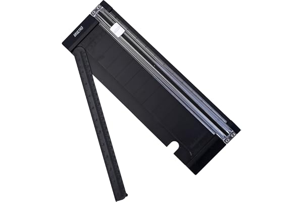 Brustro Trim Master Small Paper Trimmer, Portable A4 Paper Cutter 12 Inches, SKS-7 Blade Ideal for Scrapbook, Cardstock, Label, Origami, Card, Laminated Paper, Photo, Coupon and Craft Project