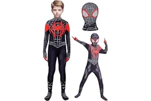 Aofentop Kids Costume Spider Classic Suit - 3D Printing Lycra Jumpsuit With Mask Boys Girls Gift for Fancy Dress Movie Role Cosplay
