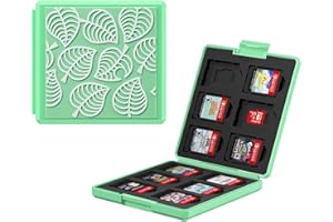 Etui na karty do gier JINGDU dla NS, przenośne i cienkie twarde etui, ochronny, odporny na wstrząsy uchwyt na kartridże, pudełko do przechowywania z 12 gniazdami na kartridże dla Switch NS NX