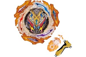 Zelzen Bey Toupie Blade avec Lanceur, Bey Toupie Blade Burst Turbo avec Metal Fusion Pack, Jouets de Bataille Gyroscope Noël Anniversaire Enfants Fête Cadeau B203-03