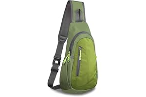 TITECOUGO Leichte Brusttasche Kleine Umhängetasche Leichter Crossbody Rucksack für Männer Frauen und Kinder Schultertasche für Sport und Outdoor