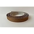 Vale Veneers Pre Glued Iron on Teak Wood Veneer Edging Tape 22mm Wide x 5 Metres