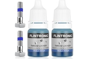 flintronic Skruvfäste, 2 x 5 ml halvskruvfäste | Långvarig vidhäftning, rost- och korrosionsförebyggande, gängade fästelement