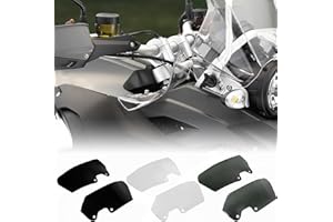 TAZGANTAX Deflettore vento laterale serbatoio carburante moto R1200GS ADV Estensione aletta pannello laterale Adatto per R 1200 GS R-1200-GS Adventure Adv. 2006 2007 08 09 10 11 2012 2013 (Chiaro)