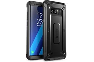 SUPCASE Unicorn Beetle Pro Shield Series wytrzymała obudowa z wbudowaną osłoną ekranu do Galaxy Note 8 (wersja z 2017), czarna