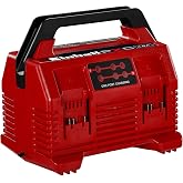 Einhell Orijinal Şarj Cihazı Power X-Quattrocharger 4A Power X-Change (Li-Ion, 18 V, aynı anda 2 x 2 ak&uuml; şarjı, ak&uuml; takibi, a