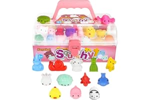 Aeyohni Squeeze Toys Squishy Juguetes para fiestas infantiles, 50 unidades, ideales como regalo de Pascua, Navidad, regalo de aula, cumpleaños, regalo para aliviar el estrés