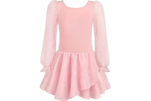 Arshiner Dziewczęca sukienka baletowa w wieku 2-9 lat, bawełna, sukienka baletowa, sukienka baletowa, sukienka baletowa, z brokatem tutu