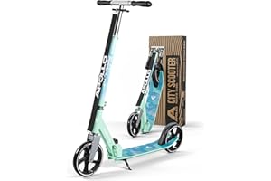 Apollo Monopattino XXL Phantom PRO - Monopattino Pieghevole e con Altezza Regolabile – Monopattino Bambina – Bambino ed Adulti – Monopattino Adulti Pieghevole