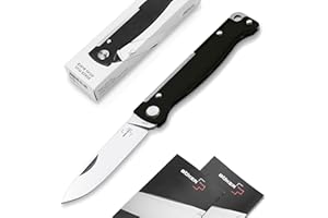 BÖKER PLUS Atlas Messer - kleines Slipjoint Taschenmesser - Klappmesser mit Metall Griff - EDC Vollmetall-Messer - Vintage Sandvik Knife