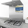 Stainless Steel 1.2mm Thick Brushed Kitchen Splashback (700mm x 750mm)