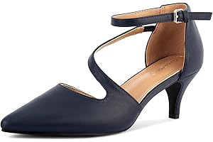 Greatonu Sandali con Tacco Gattino Punta Chiusa Scarpe da Festa Donna