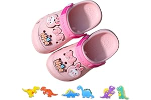 AioTio Zoccoli Bambini Leggeri Traspiranti Antiscivolo Facili da Indossare togliere Ragazze Ragazzo Asciugatura Rapida per Giardino Spiaggia Suola Spessa Interno Esterno