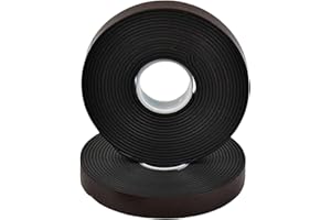 GSAP Global Self-Adhesive Strong Magnetic Tape (Self-Adhesive) | Stick On Magnetic Strip for Crafts, Signs & Displays (12mm x 1.5mm x 3m)