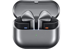 Samsung Galaxy Buds3 Pro Kabellose Bluetooth-Kopfhörer, Active Noise Cancelling (ANC), Adaptive Geräuschunterdrückung, 360 Audio, In-Ear-Kopfhörer mit Hi-Fi-Sound, Silver, Inkl. Anymode Clear Cover