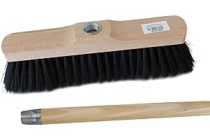 BESEN - SCHRUBBER - BÜRSTEN Zimmerbesen 30 cm mit Gewinde MIT Stiel (5 Stück)