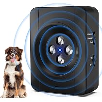 Dispositivo Antiabbaio A Ultrasuoni Per Cani | 3 Frequenze, Impermeabile IPX4, Raggio 50ft – Adatto A Tutte Le Taglie