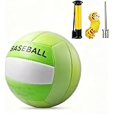 ANINGBOYZTZY Beach Volleyball Size 5 Soft Particulate Feeling Waterproof Volleyball with Pump for Indoor Outdoor Beach School